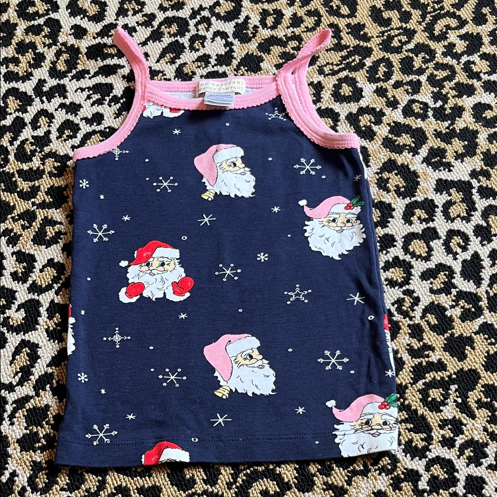 The Beaufort Bonnet Company Navy Tank with Pink Trim